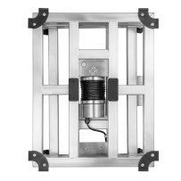 Estructura de acero inoxidable y célula en inox bascula