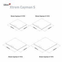 Plano dimensional báscula K3iX-Cayman