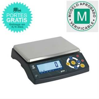 Balanza sobremesa legalizada pesada Dual Gram S4