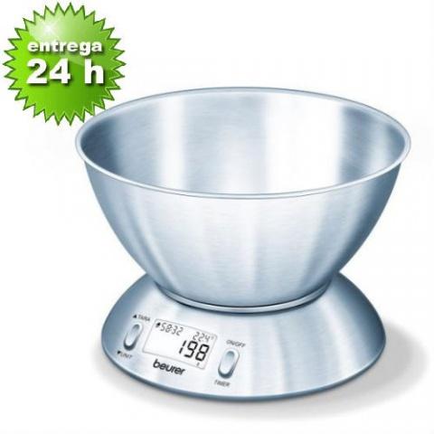 Báscula de cocina metalizada Beurer KS-54