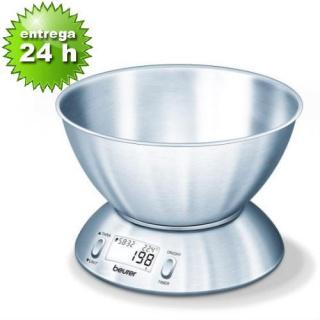 Báscula de cocina metalizada Beurer KS-54