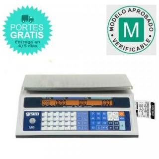 Balanza comercial con Impresora Gram M6-30