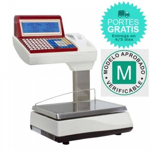 Balanza supermercado doble cuerpo Epelsa Urano 20 V4