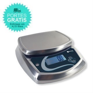 Balanza de acero inoxidable con protección IP67.