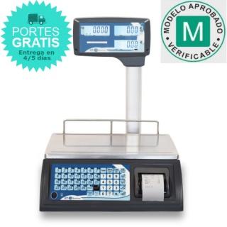 Báscula Supermercado Baxtran RTI 30Kg con Tickets