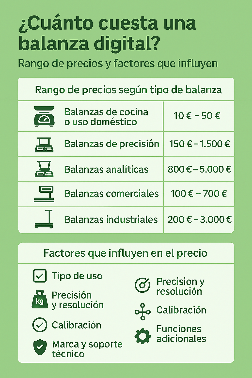 Cuanto cuesta una balanza digital